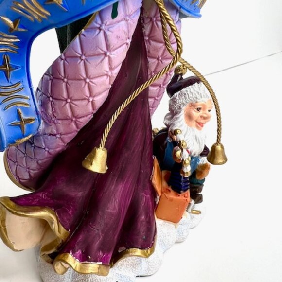 Vintage Lenox Pencil Santa - Santa's Magical Rainbow of Gifts (2012) - Picture 9 of 11